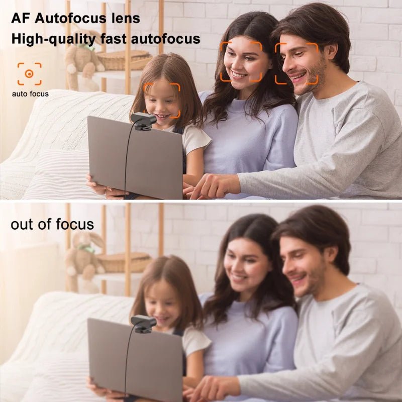 Xiaomi Webcam 4K Streaming 2025 – Autofocus 2K/1080P 60FPS, Micro Intégré, USB Full HD pour PC & Laptop - GoDiscount