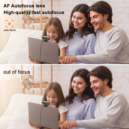 Xiaomi Webcam 4K Streaming 2025 – Autofocus 2K/1080P 60FPS, Micro Intégré, USB Full HD pour PC & Laptop - GoDiscount