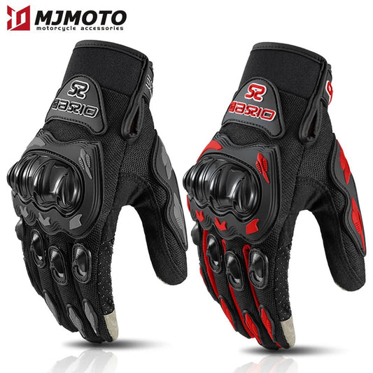 🌞💥 Gants Moto Plein Doigts – Respirants, Résistants et Antidérapants | Gants de Course avec Écran Tactile - GoDiscount