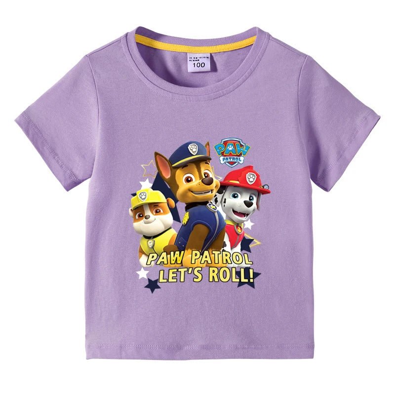 T-shirt PAW Patrol 2025 – Enfant 3–10 ans – Coton Doux & Confort - GoDiscount