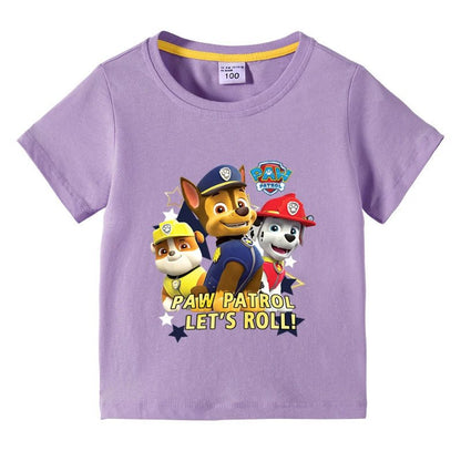 T-shirt PAW Patrol 2025 – Enfant 3–10 ans – Coton Doux & Confort - GoDiscount