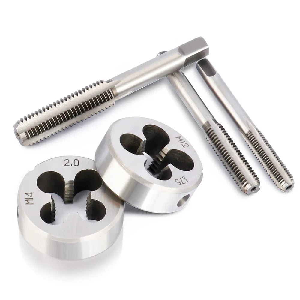 🔧 Podofo 110PCS Kit Taraud & Filière – Acier Trempé Titane | Filetage Métal Pro Metric & Standard - GoDiscount