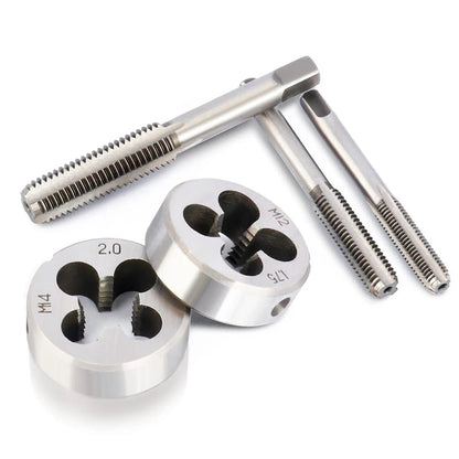 🔧 Podofo 110PCS Kit Taraud & Filière – Acier Trempé Titane | Filetage Métal Pro Metric & Standard - GoDiscount