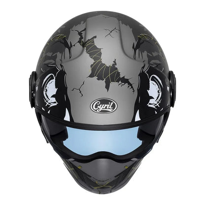 🏍️💥 Casque Moto CYRIL – Full Face & Open Face, Homologué ECE DOT, Casque Modular avec Double Visor - GoDiscount