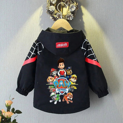 Veste PAW Patrol 2024 – À Capuche, Confort, Style Cartoon – Enfants 1–10 ans - GoDiscount