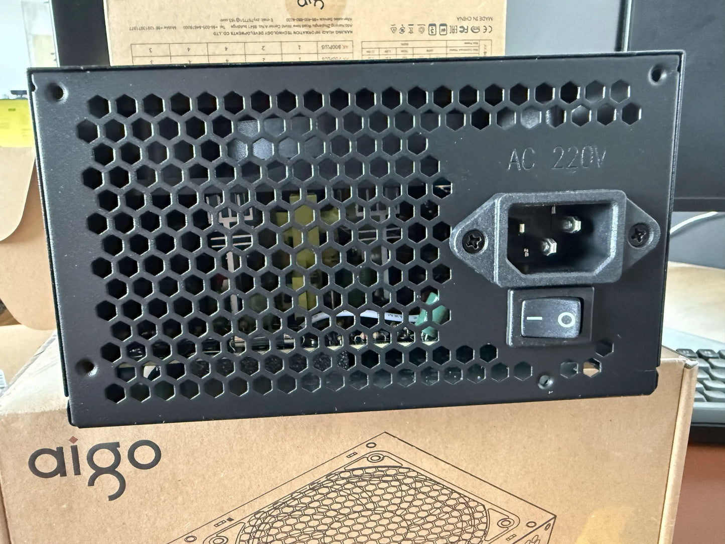 Alimentation PC Gaming Aigo AK 500W–1000W – PSU ATX 220V avec Ventilateur RGB 120mm | Bureau, Gaming & Mining BTC - GoDiscount