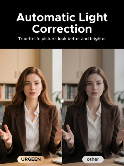 Webcam UGREEN 4K 8MP – Autofocus PDAF, Micro AI Anti-Bruit, Full HD 1080P, Idéale pour Zoom, Teams - GoDiscount