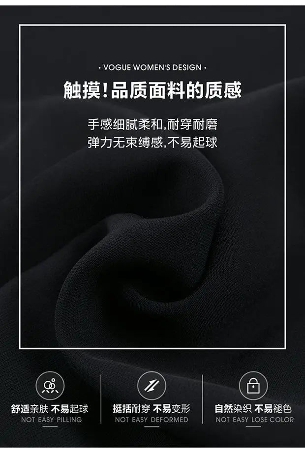 Pantalon Femme Bureau – Pantalon Crayon Slim Uni, Taille Haute, Mode Coréenne, Casual et Élégant pour le Printemps et l'Automne - GoDiscount