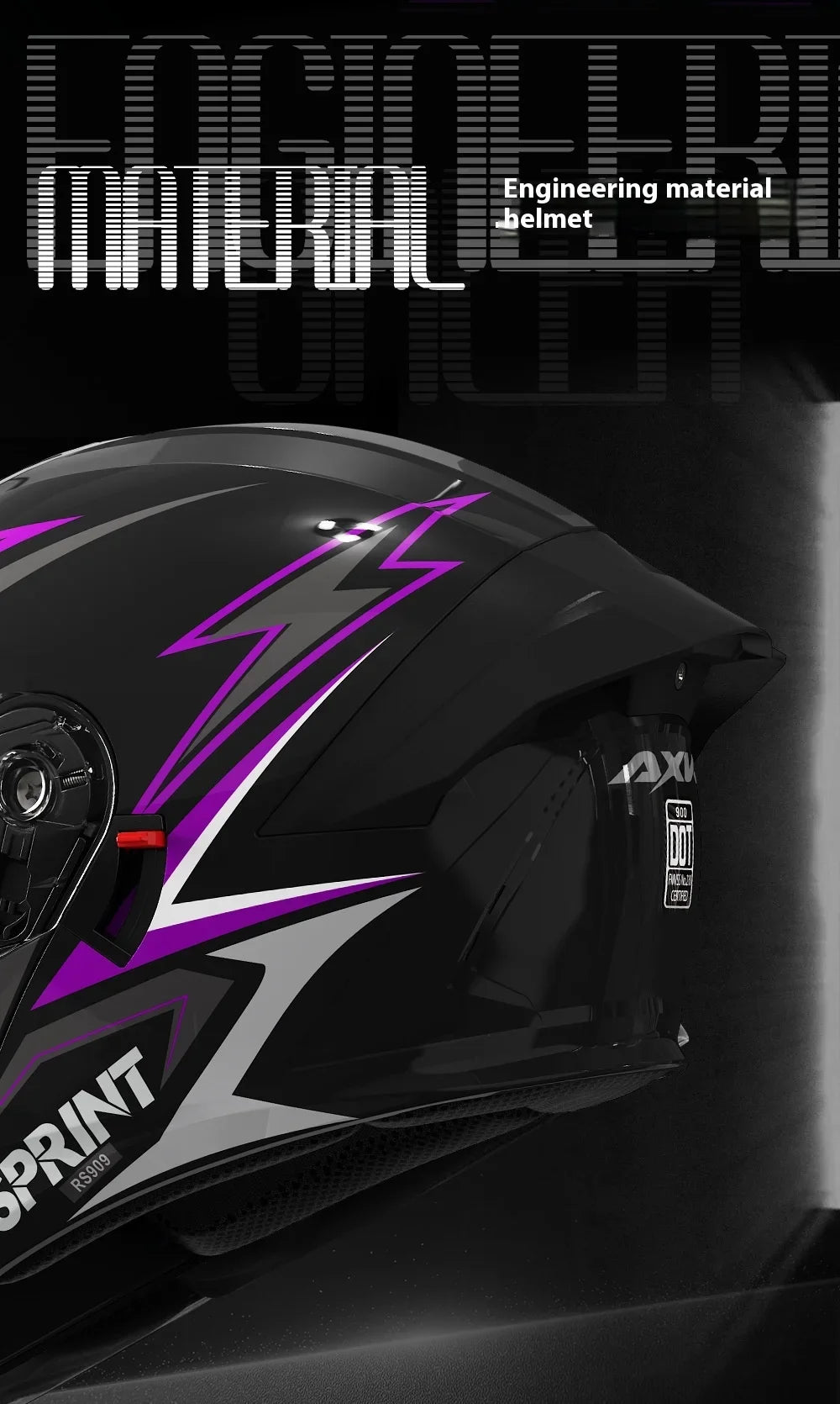 Casque Moto Modulaire Personnalisé – Double Lentille, Casque Intégral pour Homme et Femme, Motocross Racing - GoDiscount