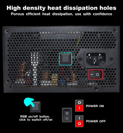 Alimentation PC 1000W Gold – Bloc d’Alimentation Modulaire ATX SKYWINDINTL, Compatible PC Gaming - GoDiscount