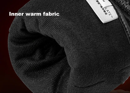 🏍️❄️ Gants Moto Hiver – Cuir Dermal, Protection Carbone | Gants Étanches & Coupe - vent pour Riders - GoDiscount