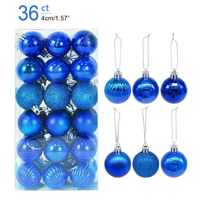 1box Christmas Balls Christmas Tree Ornaments Ball Xmas Hanging Tree Pendants Home Party Decor 2026 New Year Gift Noel Navidad - GoDiscount