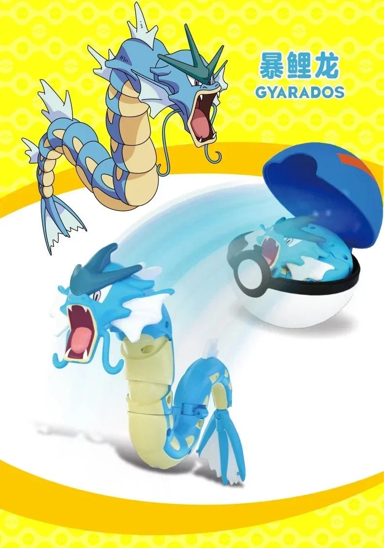 ⭐ Figurines Pokémon + Pokéball – Pikachu, Carapuce, Salamèche - GoDiscount