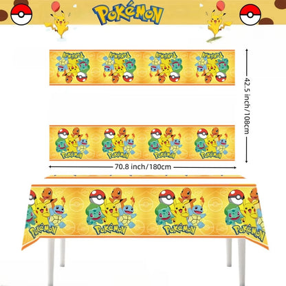 Kit Complet Fête Pokémon – PokéBall, Pikachu, Vaisselle, Autocollants & Cadeaux Enfants - GoDiscount