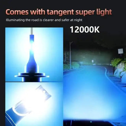 💡🏍️ Ampoule LED Moto H4 H7 H11 – 80W, 6000K, Haute et Basse Porte, Blanc Jaune, Lampe Scooter - GoDiscount