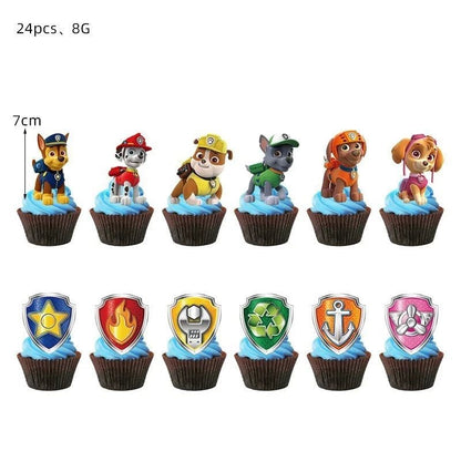Décoration Anniversaire PAW Patrol – Set Complet Fournitures de Fête : Assiettes, Serviettes, Ballons & Accessoires - GoDiscount