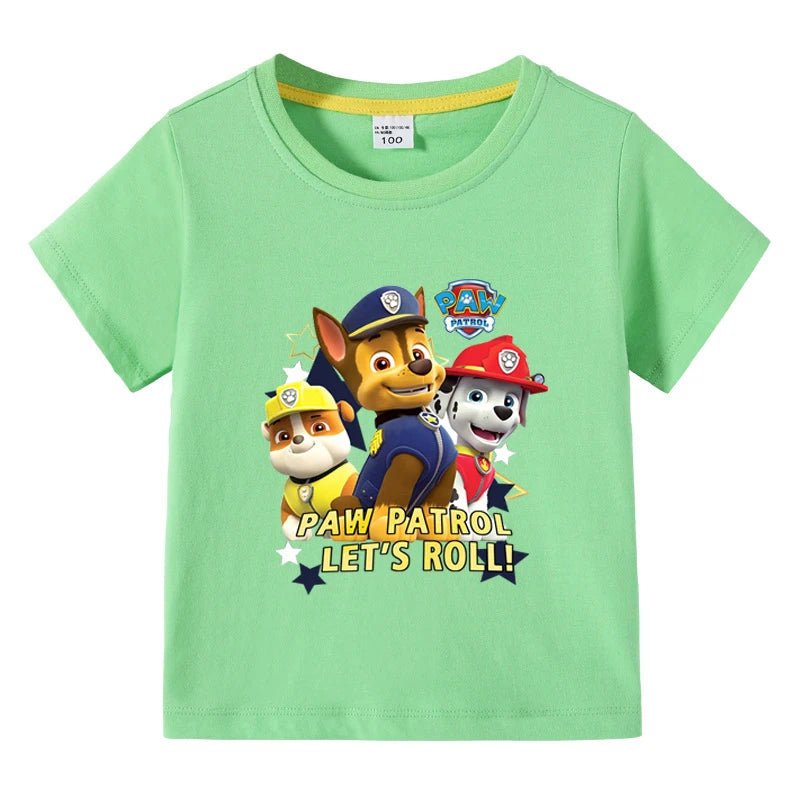 T-shirt PAW Patrol 2025 – Enfant 3–10 ans – Coton Doux & Confort - GoDiscount