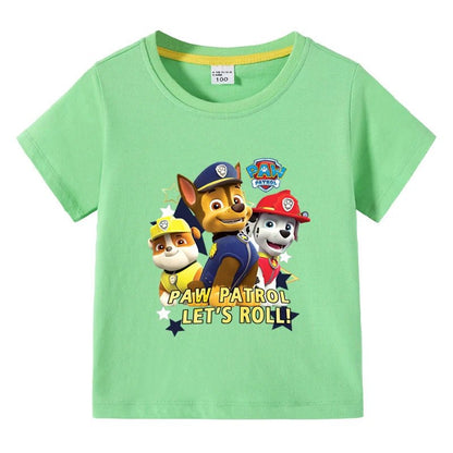 T-shirt PAW Patrol 2025 – Enfant 3–10 ans – Coton Doux & Confort - GoDiscount