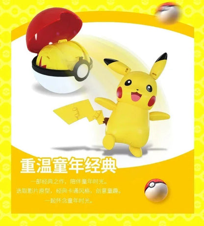 ⭐ Figurines Pokémon + Pokéball – Pikachu, Carapuce, Salamèche - GoDiscount