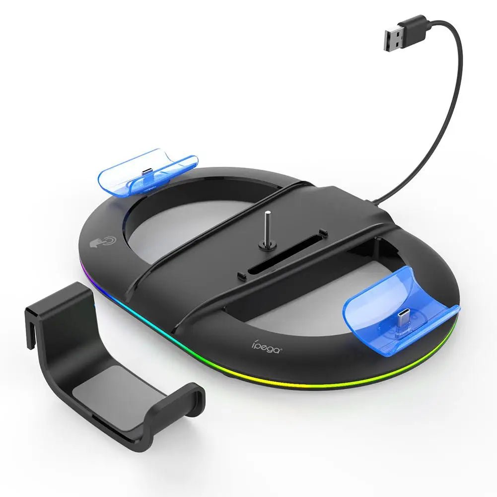 Support Vertical RGB pour PS5 Slim/Pro avec Système de Refroidissement – Accessoire Gaming - GoDiscount