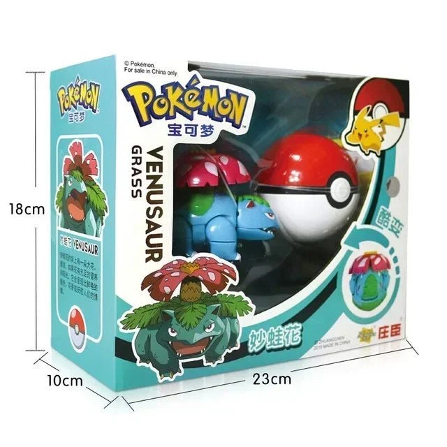 ⭐ Figurines Pokémon + Pokéball – Pikachu, Carapuce, Salamèche - GoDiscount