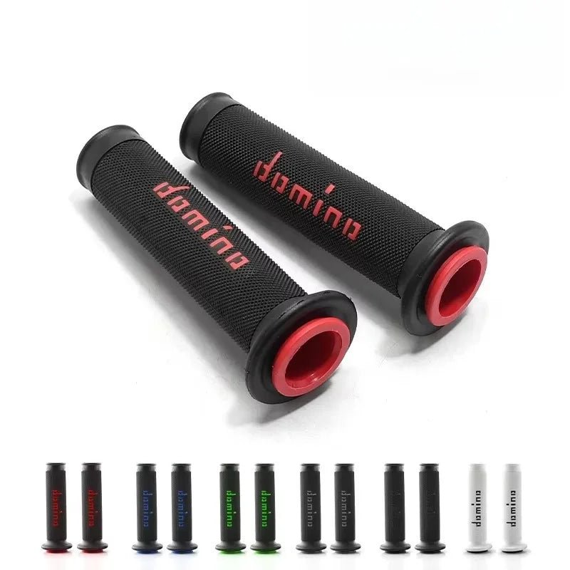 🏍️🔥 Poignées Moto Motocross Domino – Gel, 22mm et 24mm, 4 Couleurs, Pour Guidon Universel Pit Bike - GoDiscount