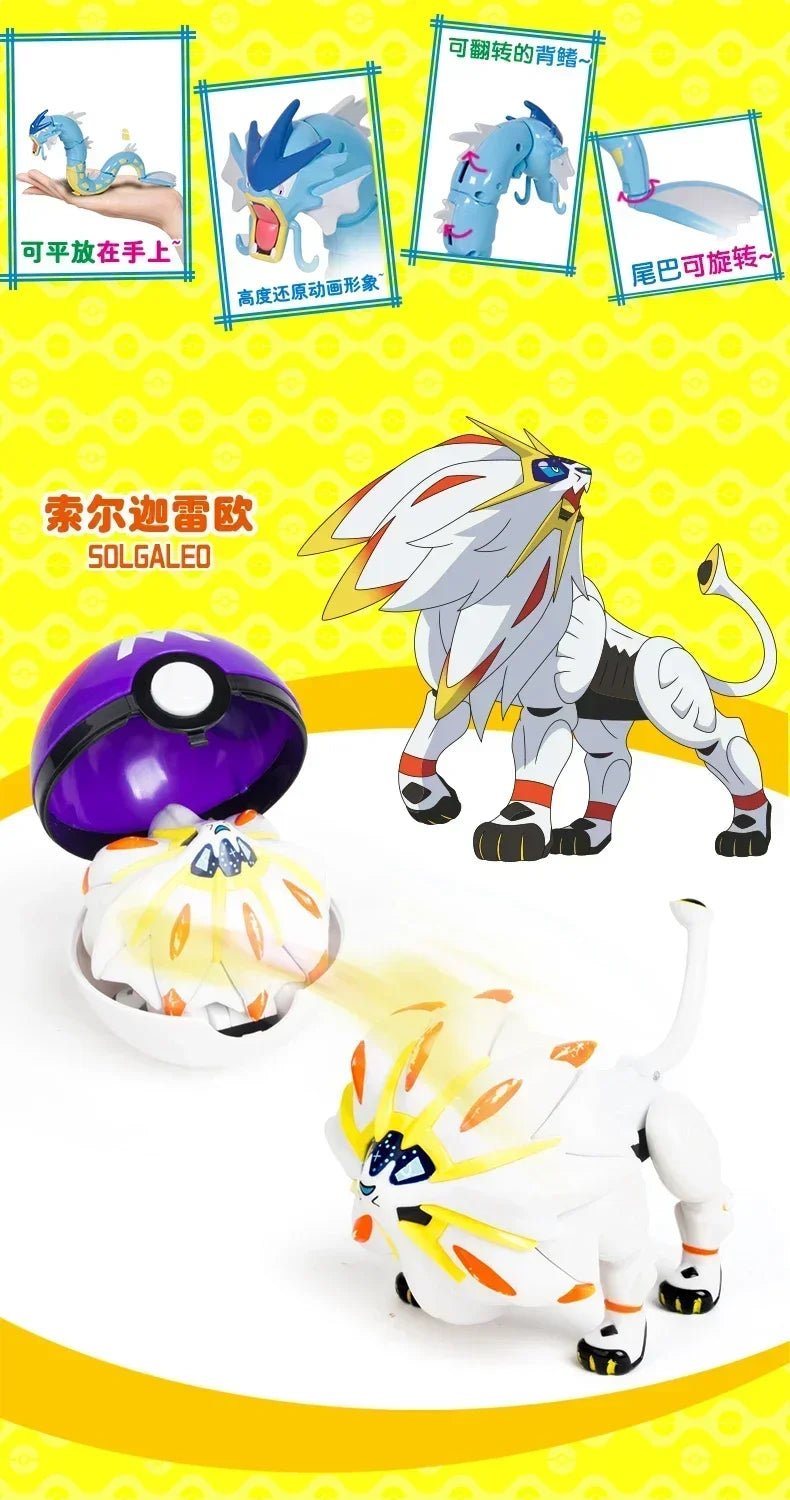 ⭐ Figurines Pokémon + Pokéball – Pikachu, Carapuce, Salamèche - GoDiscount