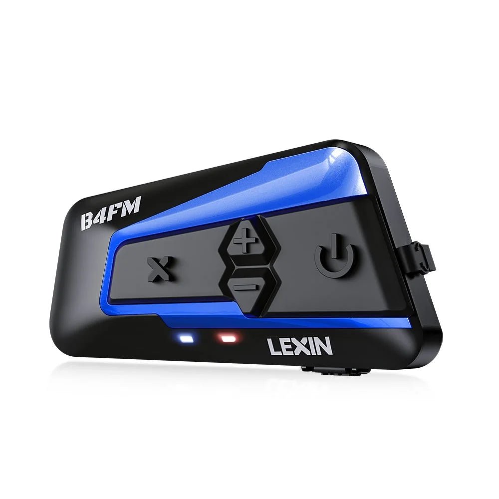 🎶💨 Intercom Moto Bluetooth Lexin B4FM - X – 10 Riders, Partage de Musique, Communication Sans Fil Type - C - GoDiscount