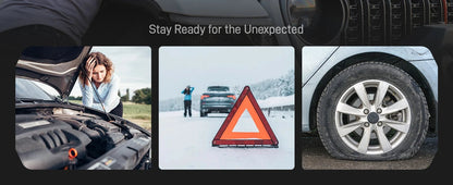 "WOLFBOX 3000A Jump Starter avec Compresseur d'Air, 16000mAh & 160PSI, Démarreur de Batterie Portable Voiture avec Charge Rapide 65W" - GoDiscount