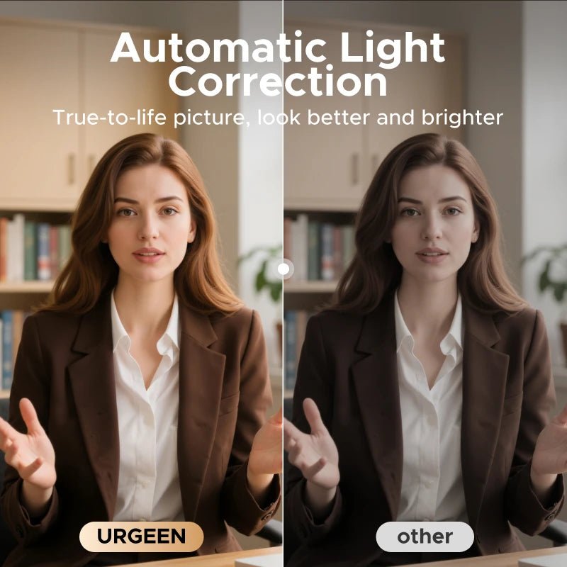 Webcam UGREEN 4K 8MP – Autofocus PDAF, Micro AI Anti-Bruit, Full HD 1080P, Idéale pour Zoom, Teams - GoDiscount