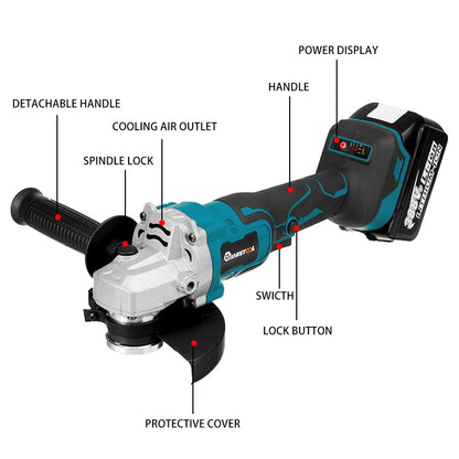 1️⃣ ⚡🛠️ Drillpro Power Set 800N.m – Clé à Chocs + Marteau Perforateur 13mm Compatible Makita 18V - GoDiscount
