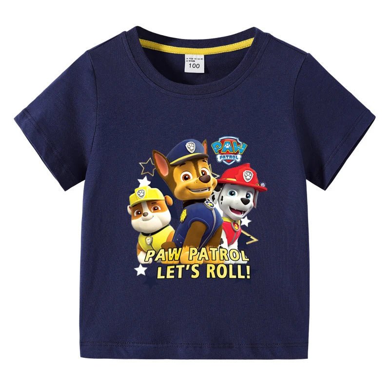 T-shirt PAW Patrol 2025 – Enfant 3–10 ans – Coton Doux & Confort - GoDiscount