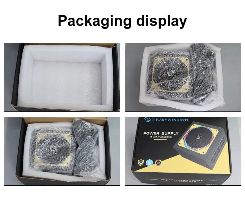 Alimentation PC 1000W Gold – Bloc d’Alimentation Modulaire ATX SKYWINDINTL, Compatible PC Gaming - GoDiscount