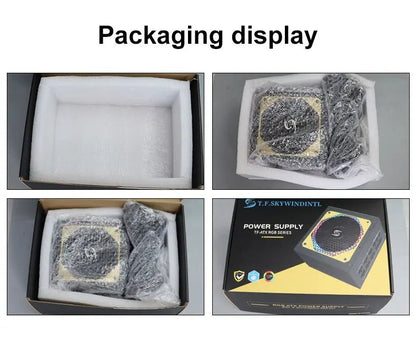 Alimentation PC 1000W Gold – Bloc d’Alimentation Modulaire ATX SKYWINDINTL, Compatible PC Gaming - GoDiscount