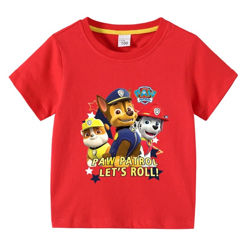 T-shirt PAW Patrol 2025 – Enfant 3–10 ans – Coton Doux & Confort - GoDiscount