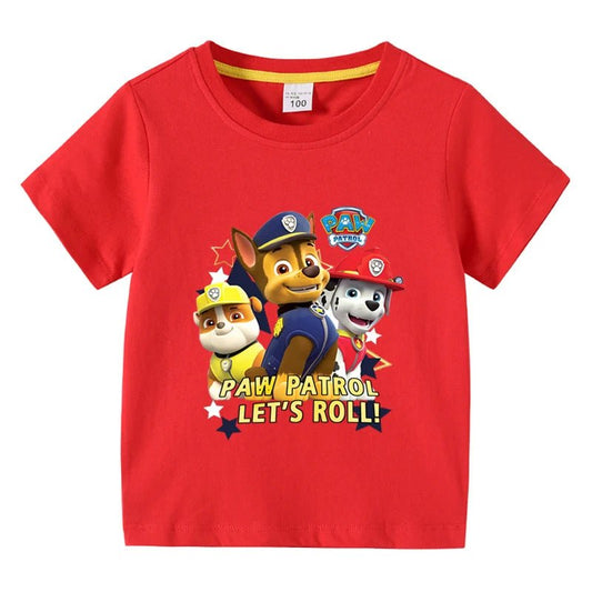T-shirt PAW Patrol 2025 – Enfant 3–10 ans – Coton Doux & Confort - GoDiscount