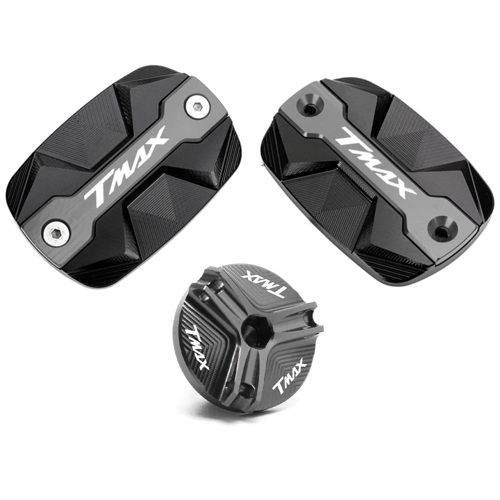 Couvercle Réservoir de Frein Avant CNC pour Yamaha TMAX 500/530/560 – Capot Bouchon d’Huile TECH MAX SX DX - GoDiscount