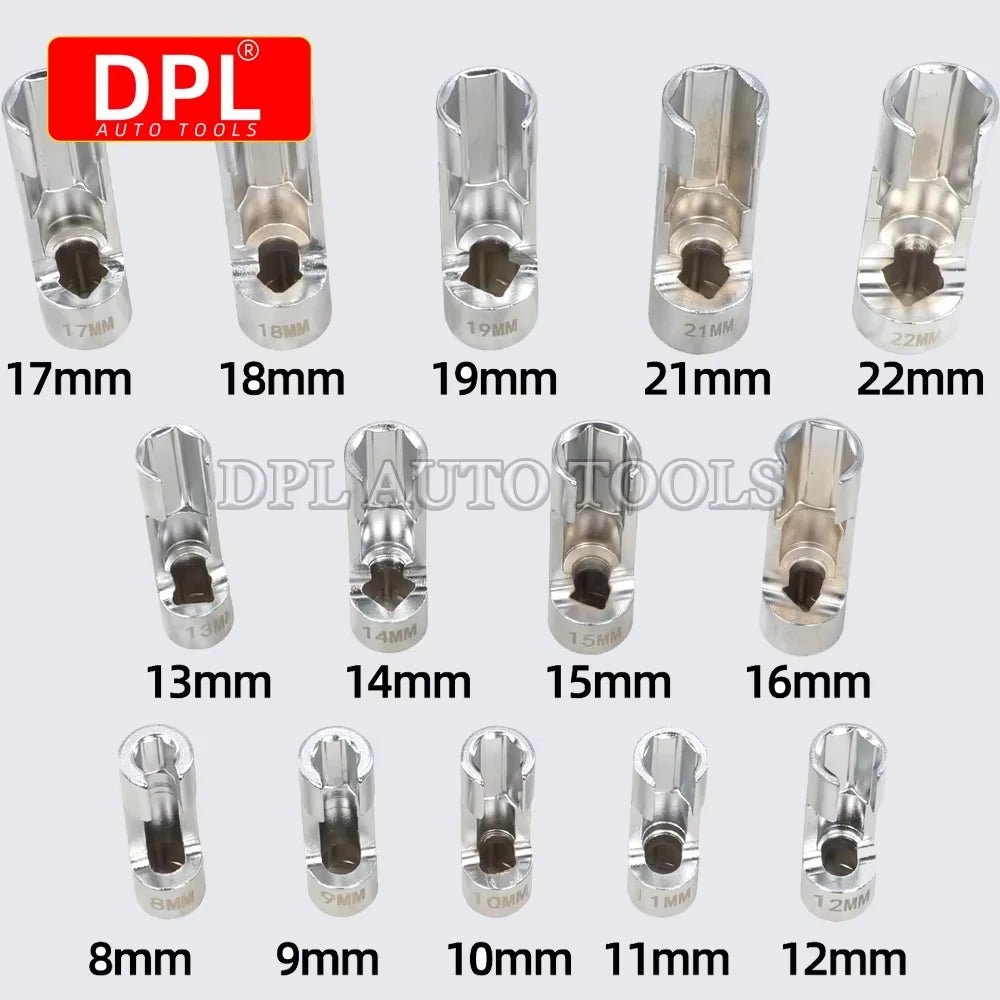 🚗🔧 Set 14Pcs Clé à Douille Tuyau Carburant – Outils de Réparation de Voiture, Extraction Tuyau Huile 3/8" 1/2" - GoDiscount