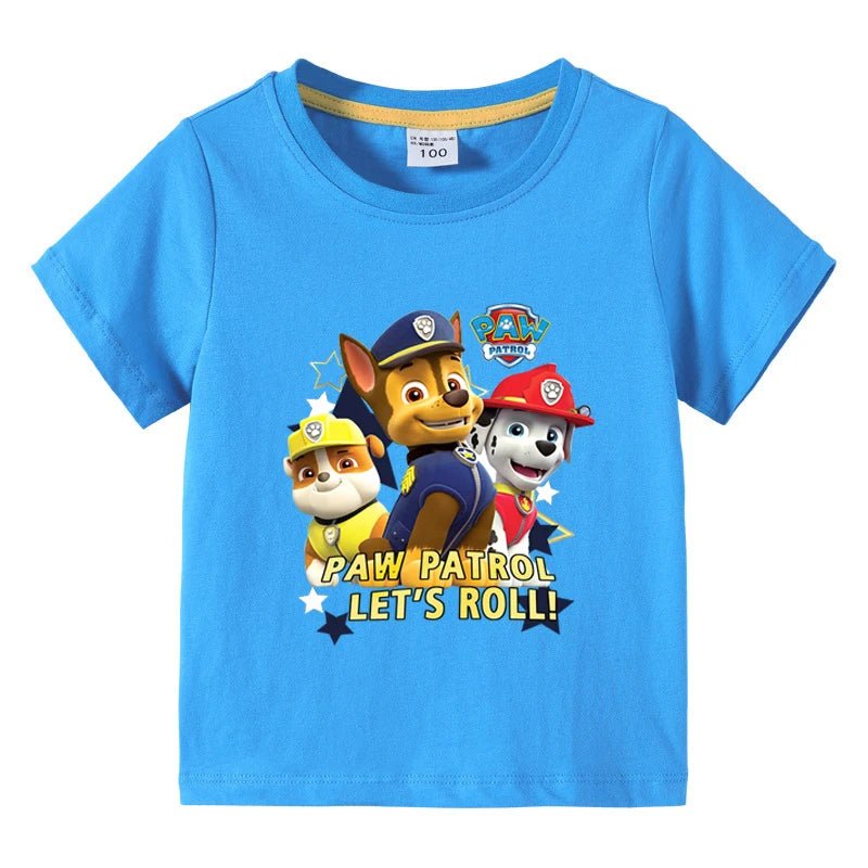 T-shirt PAW Patrol 2025 – Enfant 3–10 ans – Coton Doux & Confort - GoDiscount