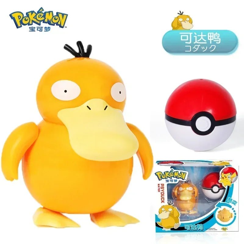⭐ Figurines Pokémon + Pokéball – Pikachu, Carapuce, Salamèche - GoDiscount
