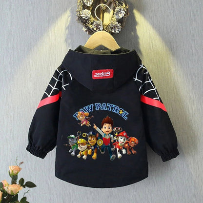 Veste PAW Patrol 2024 – À Capuche, Confort, Style Cartoon – Enfants 1–10 ans - GoDiscount