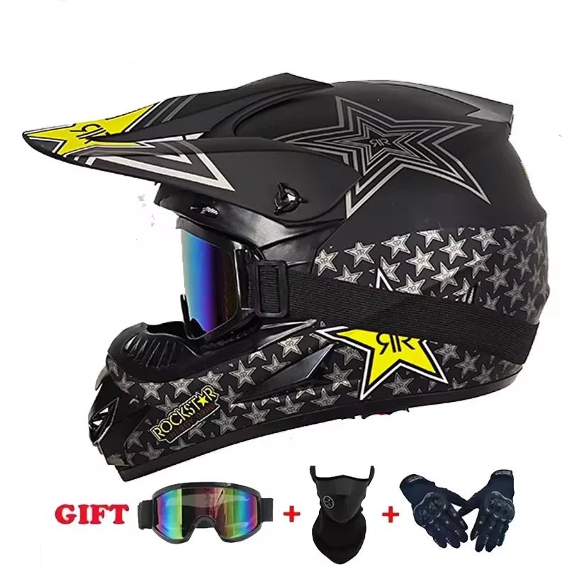 🏍️🎉 Casque Moto Enfant – Casco Moto Off - Road DOT | Protection Sécurisée pour Jeunes & Ados - GoDiscount