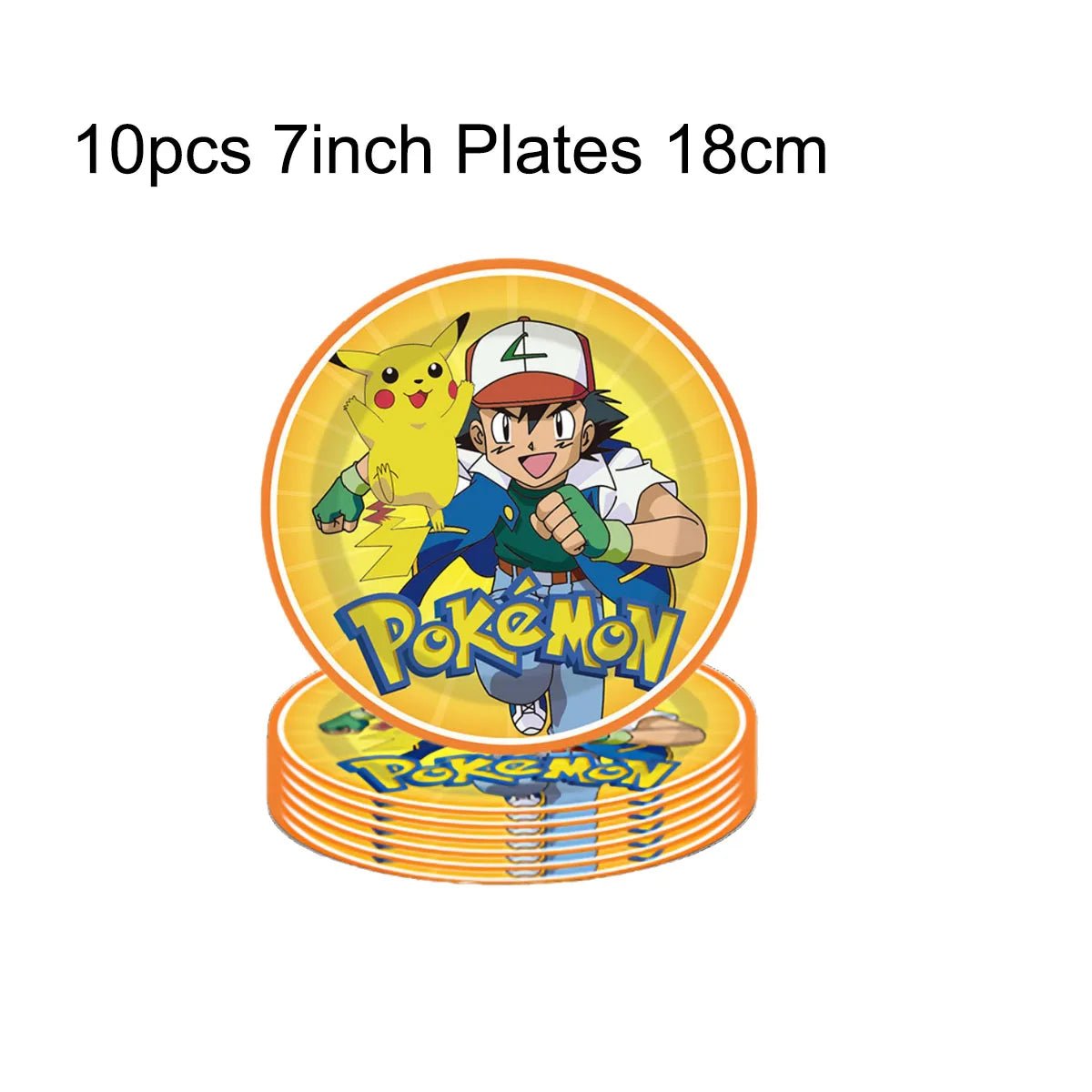 Kit Complet Fête Pokémon – PokéBall, Pikachu, Vaisselle, Autocollants & Cadeaux Enfants - GoDiscount