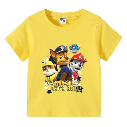T-shirt PAW Patrol 2025 – Enfant 3–10 ans – Coton Doux & Confort - GoDiscount