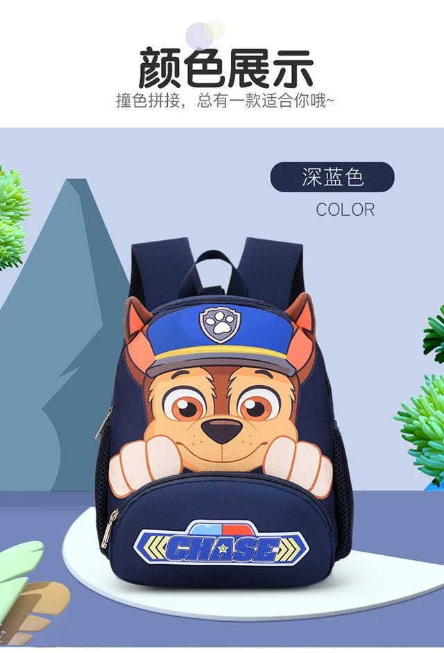 PAW Patrols Anime Chase Schoolbag Skye kawaii Cute nylon Backpack Boy Girl comfort leisure Shoulders Bags Knapsack Surprise gift - GoDiscount
