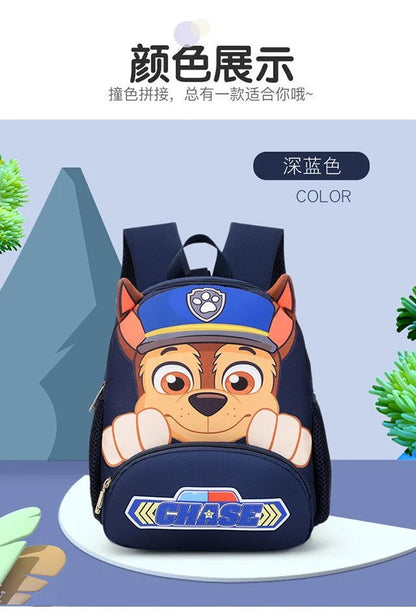PAW Patrols Anime Chase Schoolbag Skye kawaii Cute nylon Backpack Boy Girl comfort leisure Shoulders Bags Knapsack Surprise gift - GoDiscount