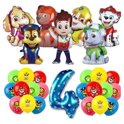 Décoration Anniversaire PAW Patrol – Set Complet Fournitures de Fête : Assiettes, Serviettes, Ballons & Accessoires - GoDiscount