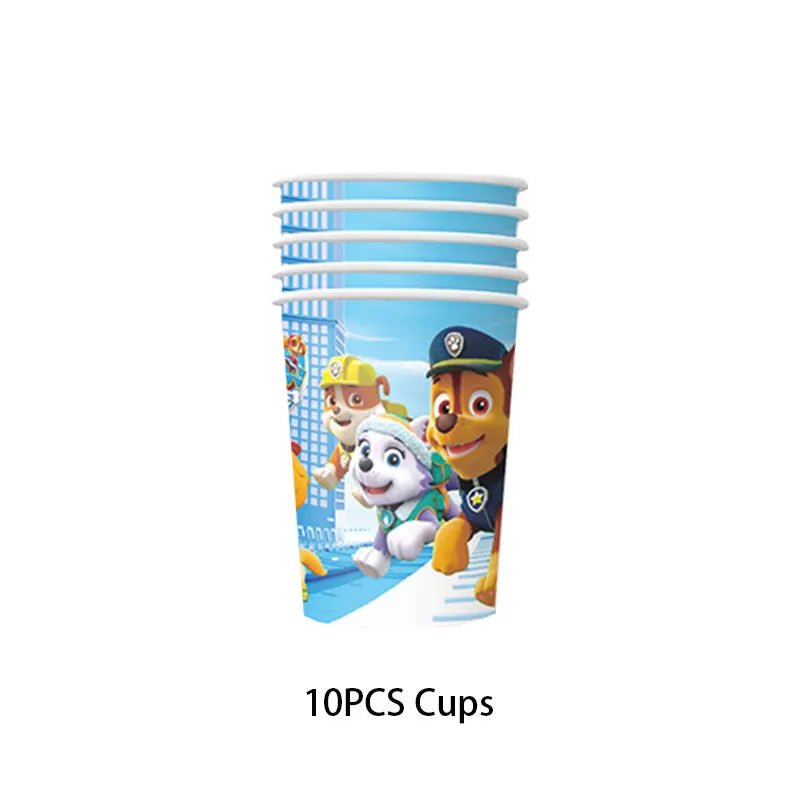 Décoration Anniversaire PAW Patrol – Set Complet Fournitures de Fête : Assiettes, Serviettes, Ballons & Accessoires - GoDiscount