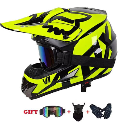 🏍️🎉 Casque Moto Enfant – Casco Moto Off - Road DOT | Protection Sécurisée pour Jeunes & Ados - GoDiscount