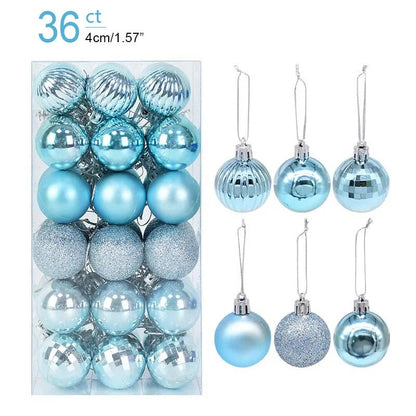 1box Christmas Balls Christmas Tree Ornaments Ball Xmas Hanging Tree Pendants Home Party Decor 2026 New Year Gift Noel Navidad - GoDiscount